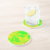 Farbiger Vogel Getränkeuntersetzer (Seite)