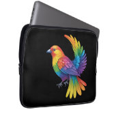 Farbiger Vogel Laptopschutzhülle (Vorne Rechts)