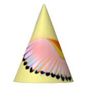Farbiger Vogel-Party-Hut - Ihre Farben Partyhütchen (Links)