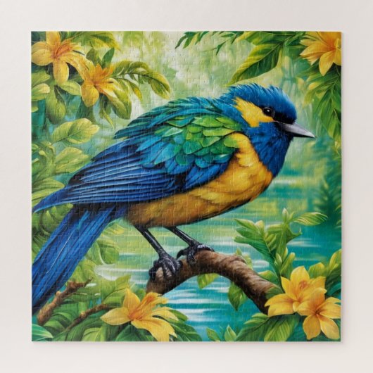Farbiger Vogel Puzzle (Vertikal)