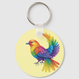 Farbiger Vogel Schlüsselanhänger