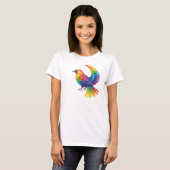Farbiger Vogel T-Shirt (Vorne ganz)