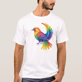 Farbiger Vogel T-Shirt