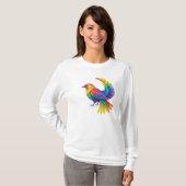 Farbiger Vogel T-Shirt (Vorne ganz)