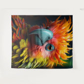 Farbiger Vogel Wandteppich (Vorderseite (Horizontal))