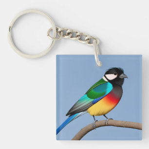 🕊️ Farbiger Vogelschmuck Für Naturinspirierte Schlüsselanhänger
