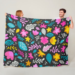 Farbiger Wald 60x80 Fleece Blanket