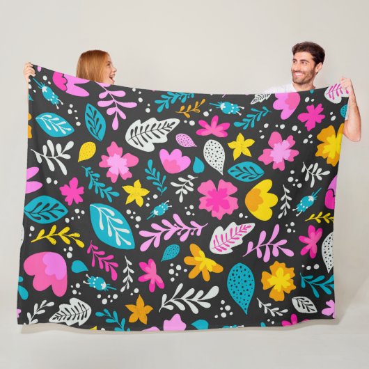 Farbiger Wald 60x80 Fleece Blanket (Beispiel)