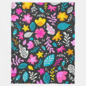 Farbiger Wald 60x80 Fleece Blanket (Vorderseite)