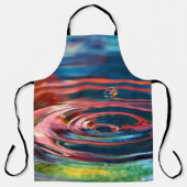 Farbiger Wassertropfen Schürze (Vorderseite)