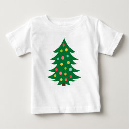 Farbiger Weihnachtsbaum-T - Shirt
