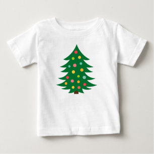 Farbiger Weihnachtsbaum-T - Shirt