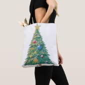 Farbiger Weihnachtsbaum Tasche (Von Nahem)