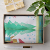 Farbiger Welpenhund Seidenpapier (Geschenk)