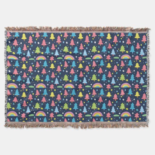 Farbiger Whimsikbaum Decke (Vorderseite)