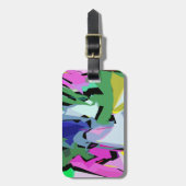 Farbiger Wind Gepäckanhänger (Vorderseite vertikal)