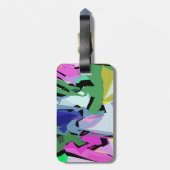 Farbiger Wind Gepäckanhänger (Rückseite vertikal)