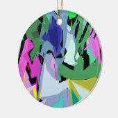 Farbiger Wind Keramik Ornament (Links)