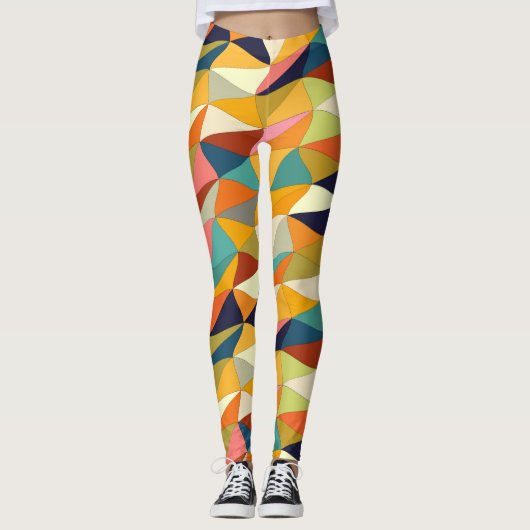 farbiger Winkel... Leggings (Vorderseite)