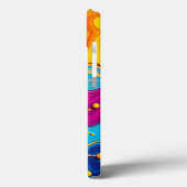 Farbiger Wirbel Abstrakt Tinte iPhone-Hülle Case-Mate iPhone Hülle (Rückseite / Links)