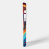 Farbiger Wirbelsturm Case-Mate iPhone Hülle (Rückseite / Links)