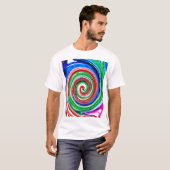 Farbiger Wirbelsturm T-Shirt (Vorne ganz)