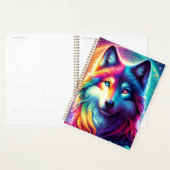 Farbiger Wolf Planer (Anzeige)