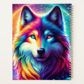 Farbiger Wolf Planer (Rückseite)