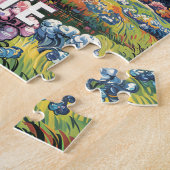 Farbiger Yosemite-Frühjahrs-Wasserfall-Wanderweg Puzzle (Seite)