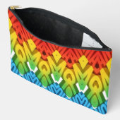 Farbiger Zackenbeutel Zubehörtasche (Offen)
