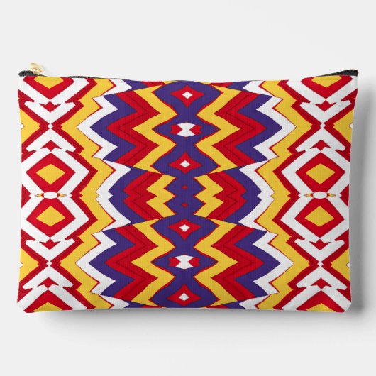 Farbiger Zackenbeutel Zubehörtasche (Vorderseite)