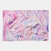Farbiger Zuckerguss Swirl Geschirrtuch (Horizontal)