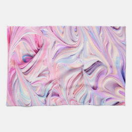Farbiger Zuckerguss Swirl Geschirrtuch