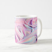Farbiger Zuckerguss Swirl Kaffeetasse (VorderseiteRechts)