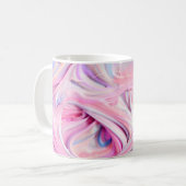 Farbiger Zuckerguss Swirl Kaffeetasse (Vorderseite Links)