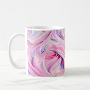 Farbiger Zuckerguss Swirl Kaffeetasse