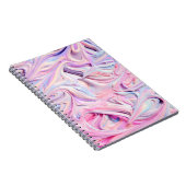 Farbiger Zuckerguss Swirl Notizblock (Rechte Seite)