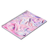Farbiger Zuckerguss Swirl Notizblock (Linke Seite)