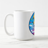 Farbiges 1. Flugzeugsouvenir Kaffeetasse (Links)