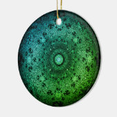 Farbiges 3D-Muster Keramik Ornament (Links)