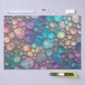 Farbiges Abalone-Blasen-Papierpapier Seidenpapier (Handwerk)