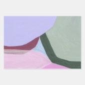 Farbiges Abstrakt Art Wrapping Paper Geschenkpapier Set (Vorderseite 2)