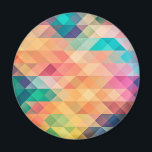 Farbiges Abstrakt geometrisches Muster Magnet<br><div class="desc">Farbiges Abstrakt geometrisches Muster - farbenfrohe moderne geometrische Gestaltung. Elegante,  moderne Dreiecke und geometrische Formen über anpassbar.</div>