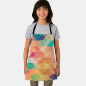Farbiges Abstrakt geometrisches Muster Schürze (Insitu)