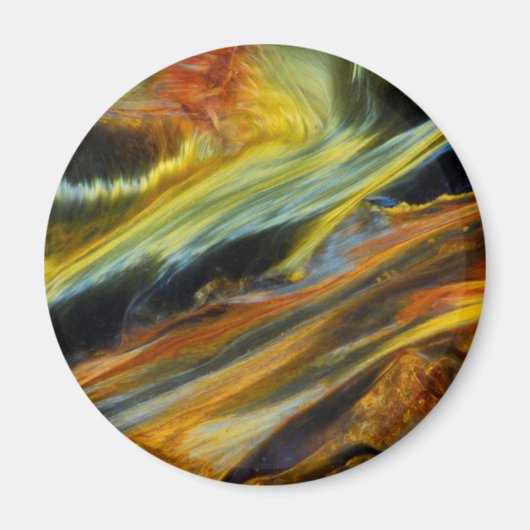 Farbiges abstrakte von Pietersite Magnet (Vorne)