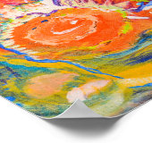 Farbiges Abstraktes Archivposter Poster (Ecke)