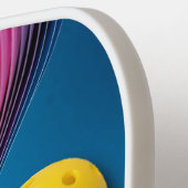 Farbiges Abstraktes Bild — Pickleball personalisie Schläger (Linke Seite)