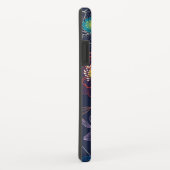 Farbiges Abstraktes Blumendesign Case-Mate iPhone Hülle (Hinten/Rechts)