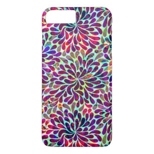 Farbiges Abstraktes Blumendesign Case-Mate iPhone Hülle
