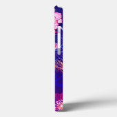 Farbiges Abstraktes Blumendesign Case-Mate iPhone Hülle (Rückseite / Links)